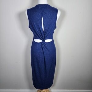 Workhall Dress Womens Small Twist Back Bodycon Keyhole Sexy‎ Made in USA Party